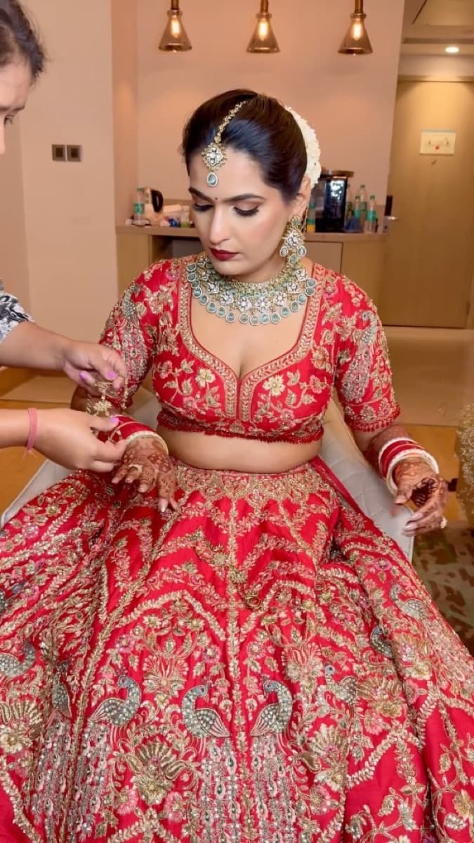 Reception Glam - Tanya Goyal Makeup Artistry